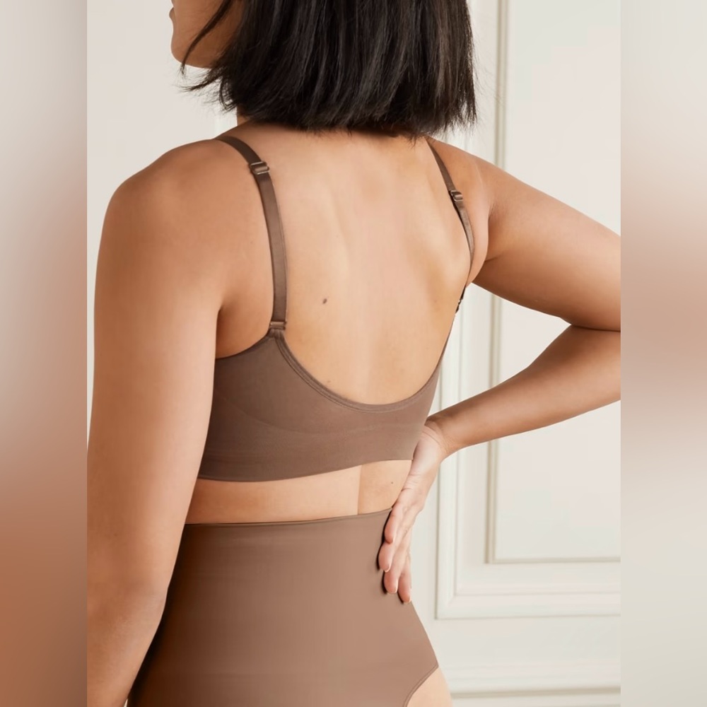 🤎NEW SKIMS SEAMLESS SCULPT BRALETTE BRA OXIDE XXS/XS - Picture 2 of 3